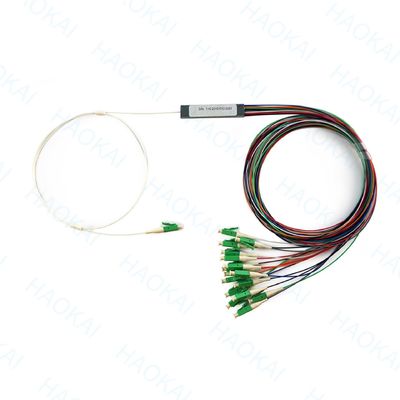 LC APC 1x16 커넥터 파이버 PLC 스플리터 미니 스틸 튜브 광섬유 스플리터