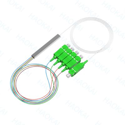 LC APC 1x16 커넥터 파이버 PLC 스플리터 미니 스틸 튜브 광섬유 스플리터