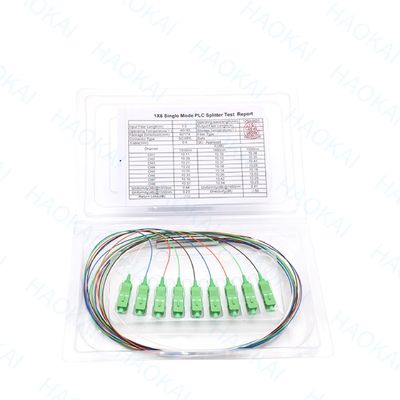 LC APC 1x16 커넥터 파이버 PLC 스플리터 미니 스틸 튜브 광섬유 스플리터