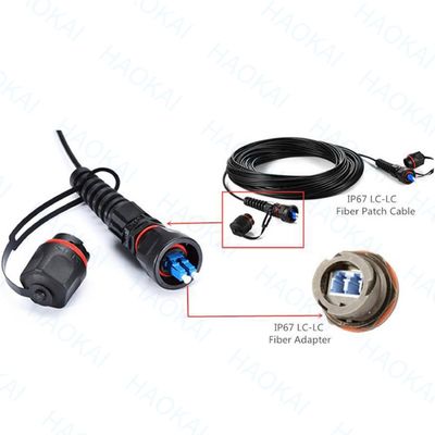 프리 커넥터 FTTX 솔루션 SC APC FTTA 광섬유 케이블 5.0mm G657A2 LSZH 5M 검은색