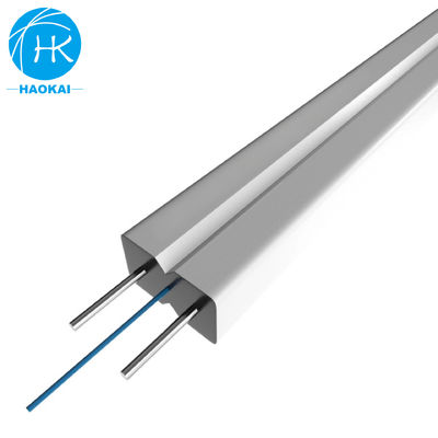 실내 FTTH 드롭 케이블 2코어 4코어 FRP 강철 와이어 FTTH 섬유로 가정