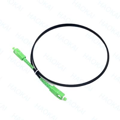 네트워크 FTTH 패치 코드 실내 드롭 섬유 케이블 SC APC 1 코어 FRP 철선