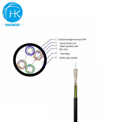 스트랜드 풀 튜브 공기 부러진 마이크로 케이블 PE 재킷 G652D Gcyfy