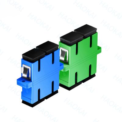PVC 듀플렉스 SC APC UPC 어댑터 통신용 파장 1260nm - 1650nm