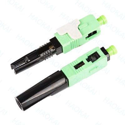 0.3db 60mm SC APC 빠른 커넥터 SM FTTH 광섬유 빠른 커넥터