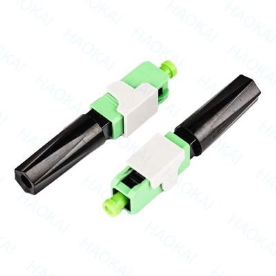 0.3db 60mm SC APC 빠른 커넥터 SM FTTH 광섬유 빠른 커넥터