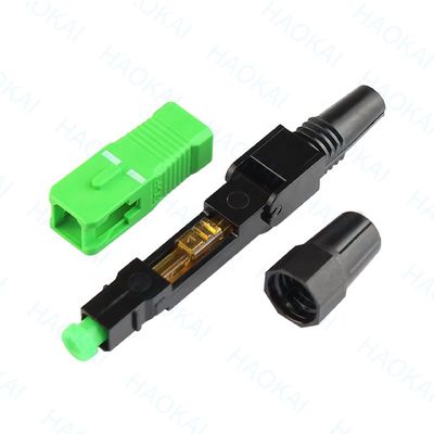 SC APC 광섬유 빠른 연결기 55mm 길이 광섬유 빠른 연결기