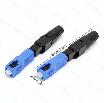 FTTH 드롭 케이블 광섬유 빠른 커넥터 섬유 SC UPC 빠른 커넥터