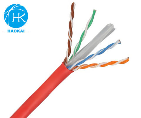 실내 LAN 케이블 UTP CAT6 맞춤형 4쌍 23awg 0.57mm 250MHz