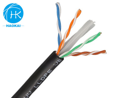 실내 LAN 케이블 UTP CAT6 맞춤형 4쌍 23awg 0.57mm 250MHz