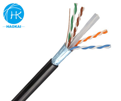 메신저와 함께 젤리 가득 UTP CAT6 케이블 야외 항공 네트워크 케이블