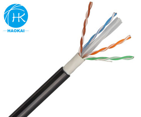 FTP CAT6A 실내 LAN 케이블 23awg 보호 된 구리 네트워크 케이블