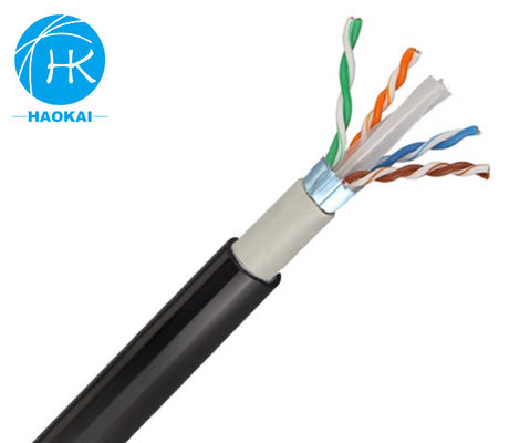 4쌍 23awg FTP CAT6 야외 인터넷 케이블 젤리 가득 또는 젤 가득 LAN 케이블