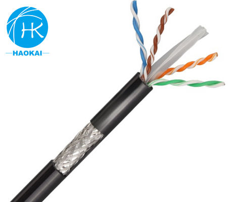 4쌍 23awg FTP CAT6 야외 인터넷 케이블 젤리 가득 또는 젤 가득 LAN 케이블