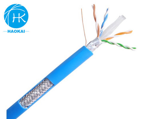4쌍 23awg FTP CAT6 야외 인터넷 케이블 젤리 가득 또는 젤 가득 LAN 케이블