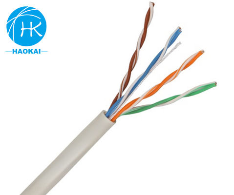 환경 친화적 인 PVC 재킷 UTP CAT5E LAN 케이블 실내 네트워크 케이블 300m