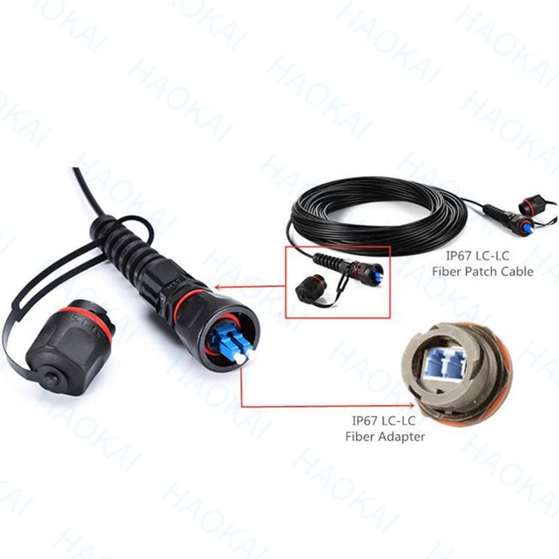 미니 IP SC APC OptiTap LC UPC FTTH 드롭 케이블 조립 방수 커넥터